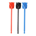 3Pcs Epoxy Resin Mixer Paint Stirring Rod Putty Cement Paint Mixer Drill Attachment for Reusable Paint and Resin Mixer Paddle