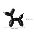 Nordic Balloon Dog Figurines for Interior Resin Doggy Home Entrance Living Room Desktop Decoration Accessories Gifts