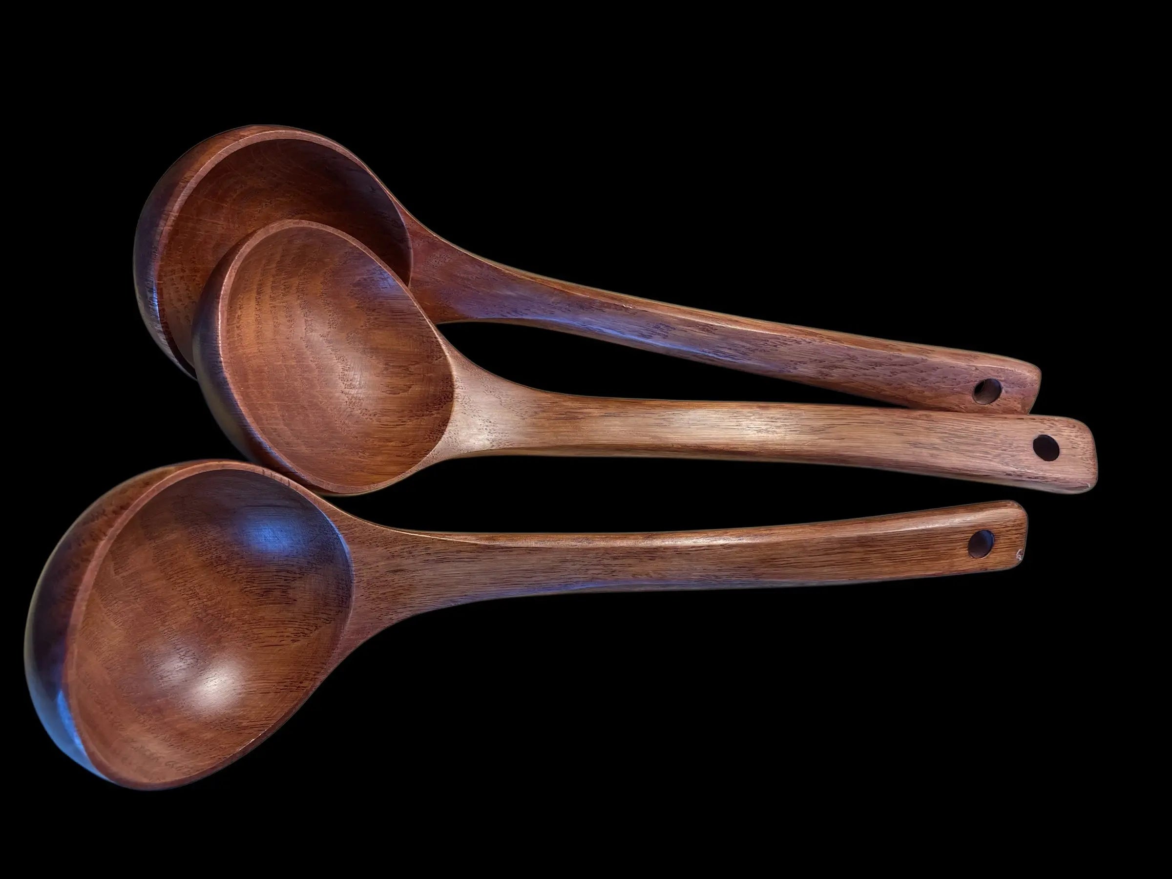 Suppe Øse – Håndlaget Kjøkkenredskap i Naturlig Tre Epoxy-Crafts