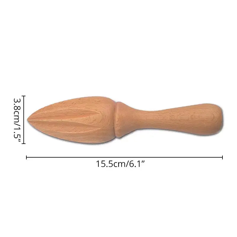 Wood Citrus Reamer, Handmade Lemon Juicer Made of European Hardwood, 6.1-Inches